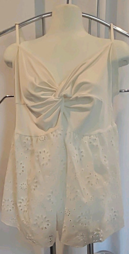Shein curve white eyelet - shein,